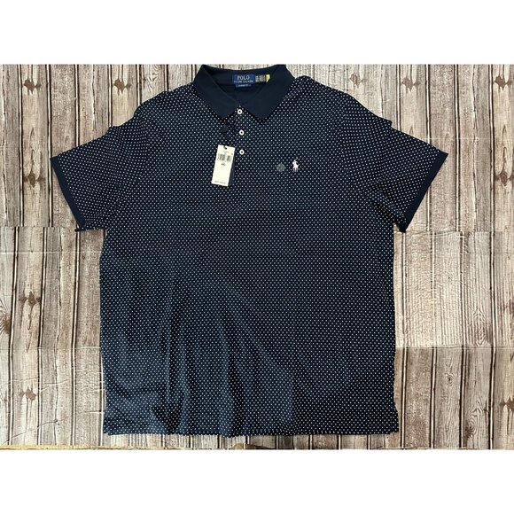 Polo Ralph Lauren Other - Polo Ralph Lauren Classic Fit dots polo shirt sz 2XL color navy NWT $125